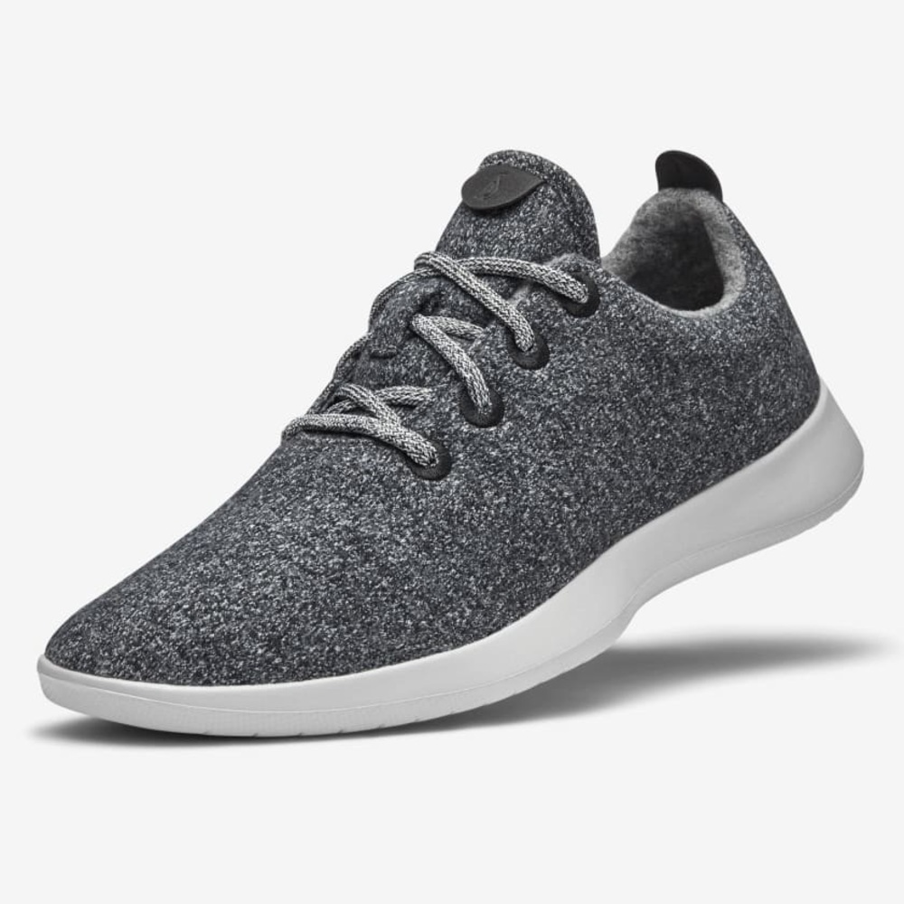 Allbirds Mens The Wool Runner Athletic Shoes Gray size 11